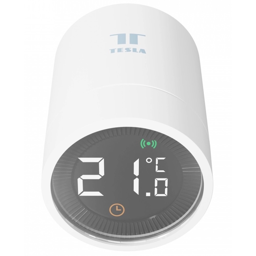 TESLA Smart - Intelligenter drahtloser Thermostatkopf mit LCD-Display 2xAA
