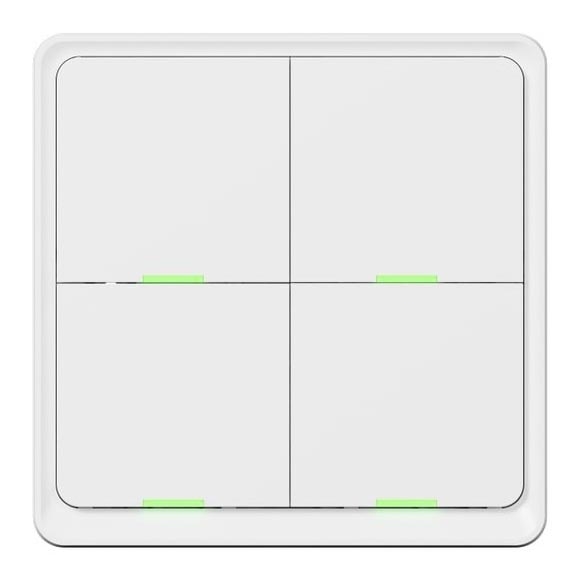 TESLA Smart - Intelligenter kabelloser Haus-Schalter 4P 1xCR2430 ZigBee