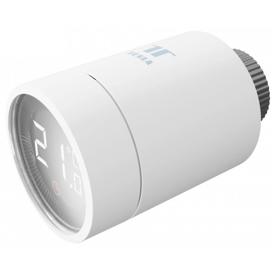 TESLA Smart - Intelligenter kabelloser Thermostatkopf mit LCD-Display 2xAA