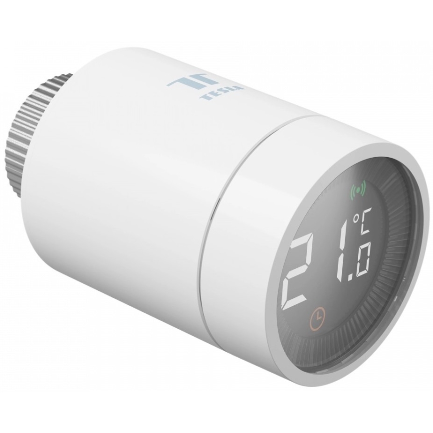 TESLA Smart - Intelligenter kabelloser Thermostatkopf mit LCD-Display 2xAA