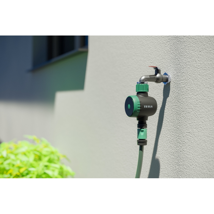 TESLA Smart - Intelligentes Wasserventil 2xAA Wi-Fi IP55