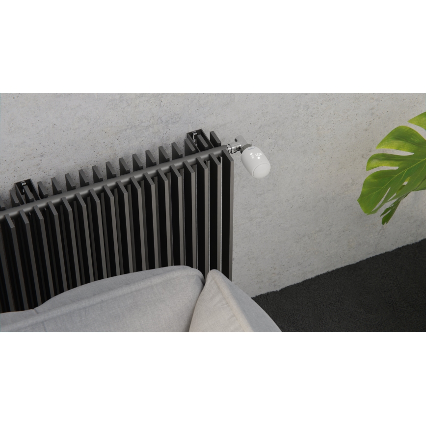 TESLA Smart - SET 3x Intelligenter kabelloser Thermostatkopf 2xAA + intelligentes Gateway Hub Zigbee Wi-Fi