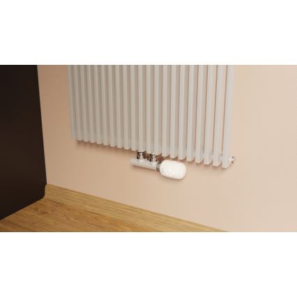 TESLA Smart - SET 3x Intelligenter kabelloser Thermostatkopf 2xAA + intelligentes Gateway Hub Zigbee Wi-Fi