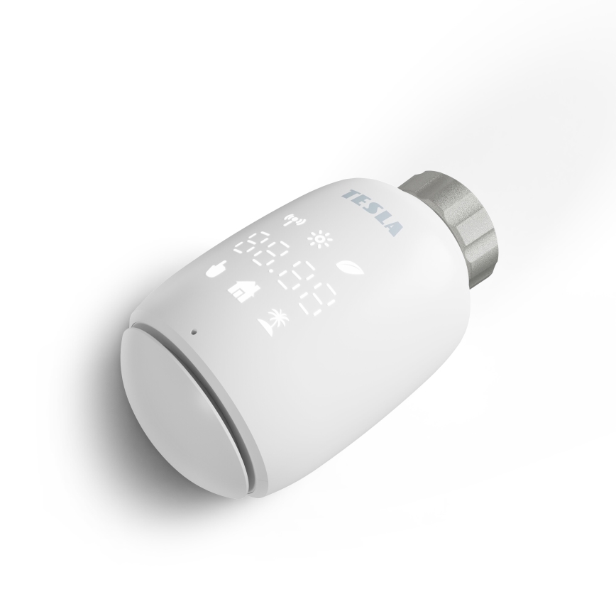 TESLA Smart - SET 3x Intelligenter kabelloser Thermostatkopf 2xAA + intelligentes Gateway Hub Zigbee Wi-Fi