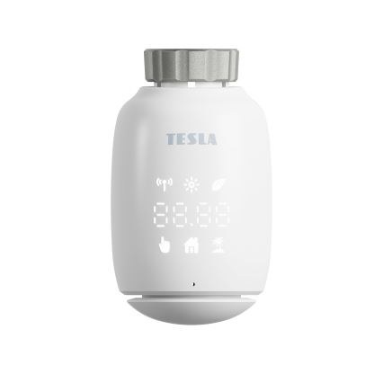 TESLA Smart - SET 3x Intelligenter kabelloser Thermostatkopf 2xAA + intelligentes Gateway Hub Zigbee Wi-Fi
