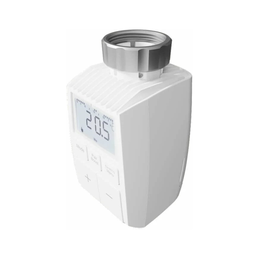 TESLA Smart - SET 3x Intelligenter kabelloser Thermostatkopf + Smart Gateway Hub Zigbee Wi-Fi