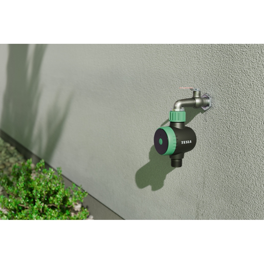 TESLA Smart - Smart-Wasserventil 2xAA Wi-Fi IP55