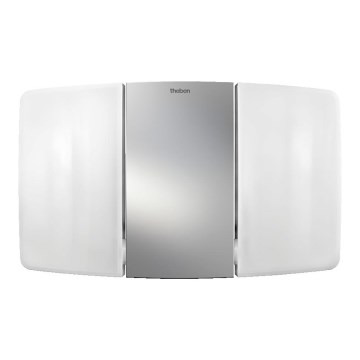 theben - LED-Wandstrahler 2xLED/10W/230V silber IP55