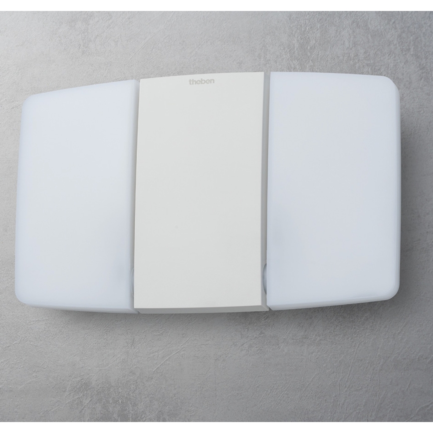 theben - LED-Wandstrahler 2xLED/10W/230V weiß IP55