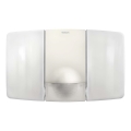 theben - LED-Wandstrahler mit Sensor 2xLED/10W/230V weiß IP55