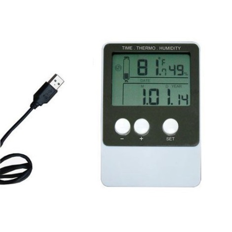 Thermometer mit Hygrometer 1xCR2032