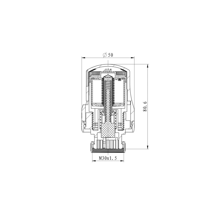 Thermostatkopf M30x1,5
