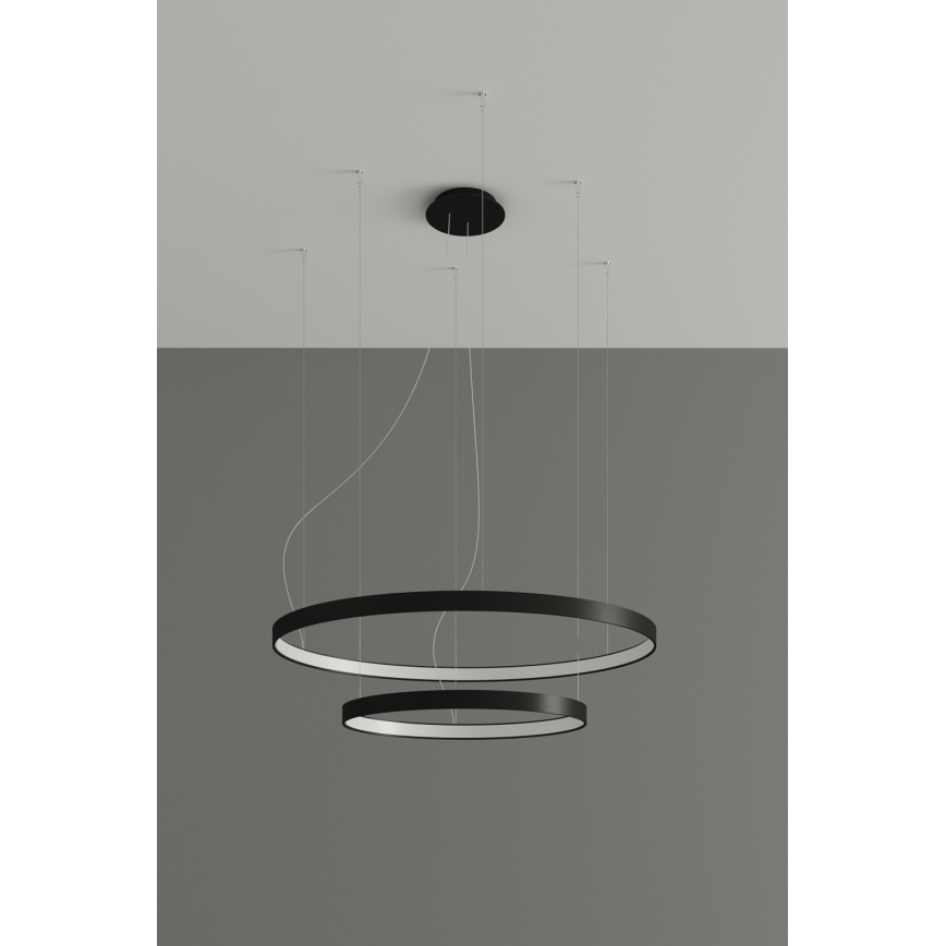Thoro TH.212 - LED-Hängeleuchte RIO LED/80W/230V CRI 95 4000K schwarz