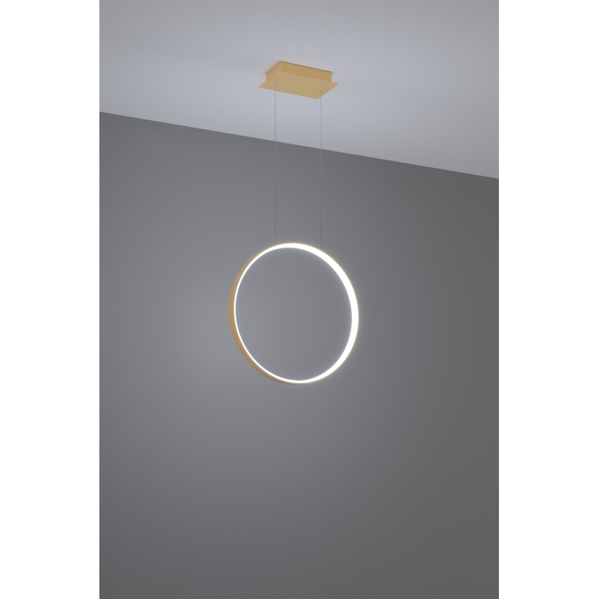Thoro TH.221 - LED-Hängeleuchte RIO LED/30W/230V CRI 95 4000K d 55 cm golden