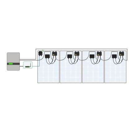 Tigo TS4-A-O 700W - Solarpanel-Optimierer, 1,2m Kabel, MC4