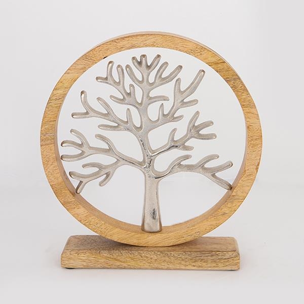 Tischdekoration Baum 28x5x31 cm