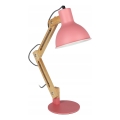 Tischlampe 1xE27/40W/230V rosa