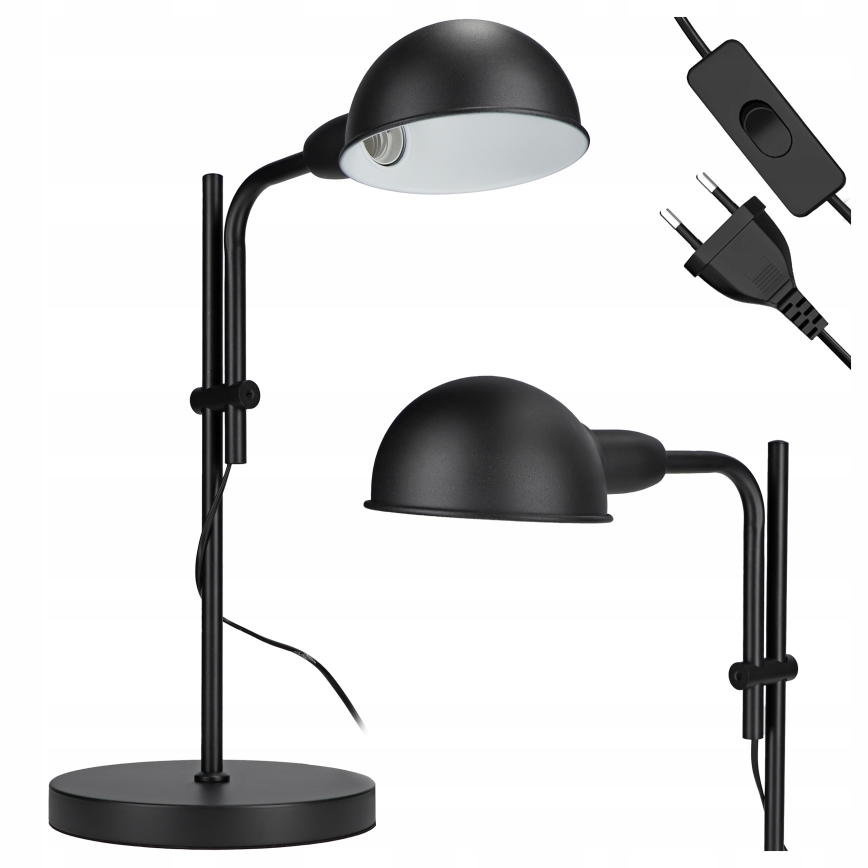 Tischlampe 1xE27/40W/230V schwarz