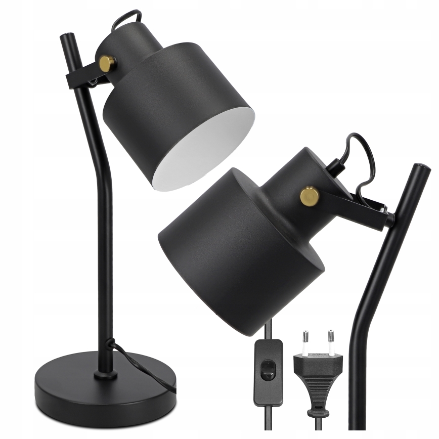 Tischlampe 1xE27/40W/230V schwarz