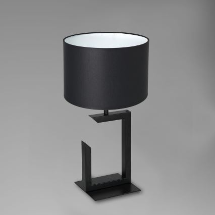Tischlampe 1xE27/60W/230V 45 cm schwarz/weiß