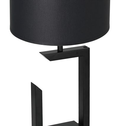 Tischlampe 1xE27/60W/230V 45 cm schwarz/weiß