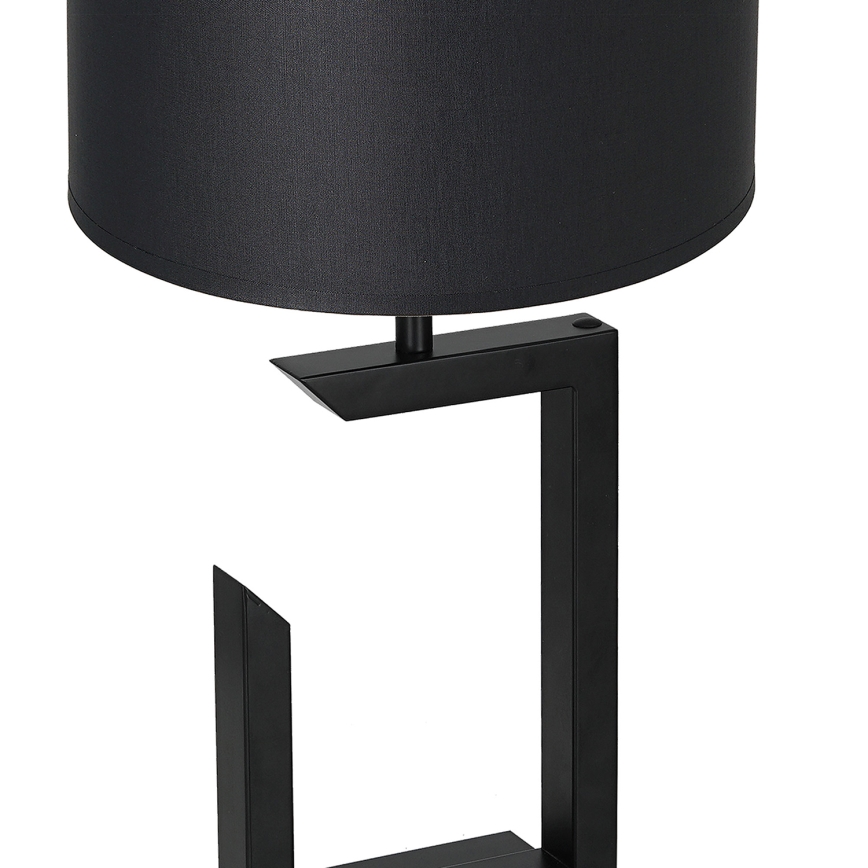 Tischlampe 1xE27/60W/230V 45 cm schwarz/weiß
