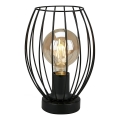 Tischlampe 1× E27, 25 W, 230 V – schwarz