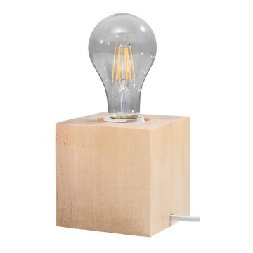 Tischlampe ABEL 1xE27/15W/230V Buche