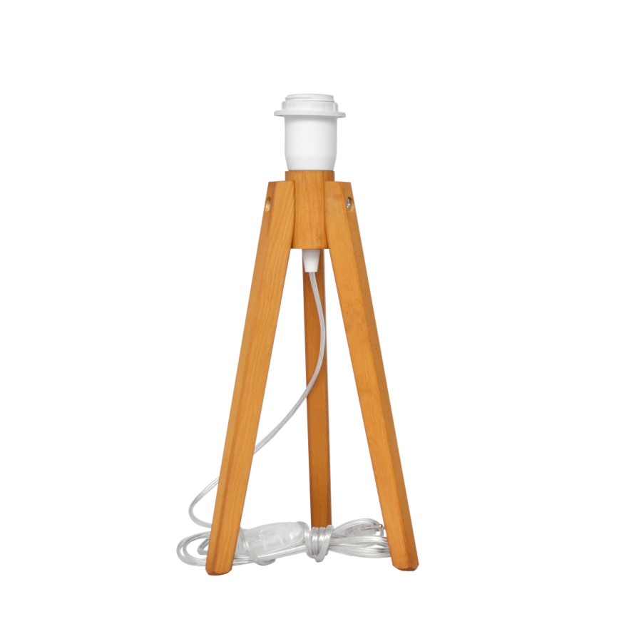 Tischlampe ALBA 1xE27/15W/230V cremefarben/Eiche