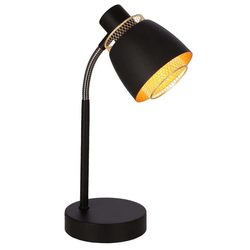 Tischlampe ALEKSANDRIA 1xE14/40W/230V schwarz/golden