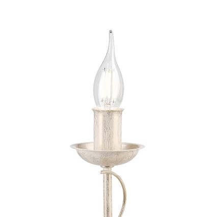 Tischlampe ANTON 1xE14/60W/230V weiße Patina