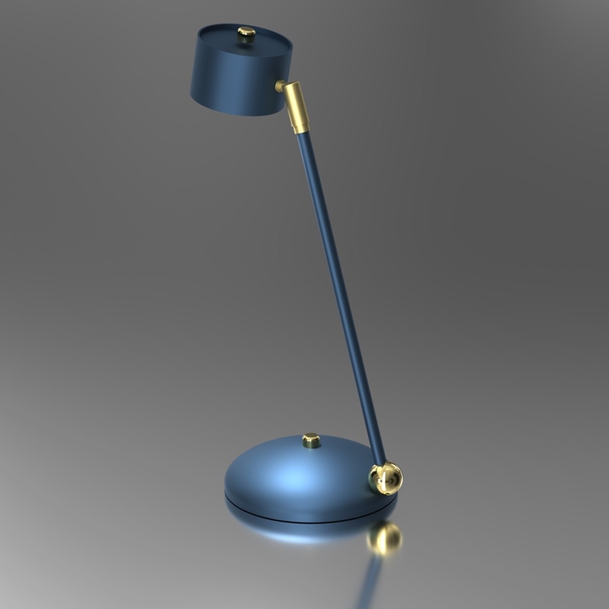 Tischlampe ARENA 1xGX53/11W/230V blau/gold