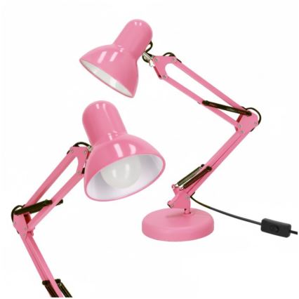 Tischlampe AURIQ 1xE27/60W/230V rosa