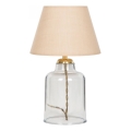 Tischlampe AYD 1xE27/40W/230V beige/transparent