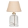 Tischlampe AYD 1xE27/40W/230V beige/transparent