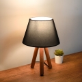 Tischlampe AYD 1xE27/40W/230V braun/antrazit