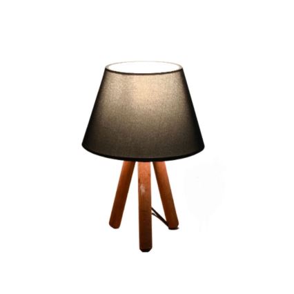 Tischlampe AYD 1xE27/40W/230V braun/antrazit