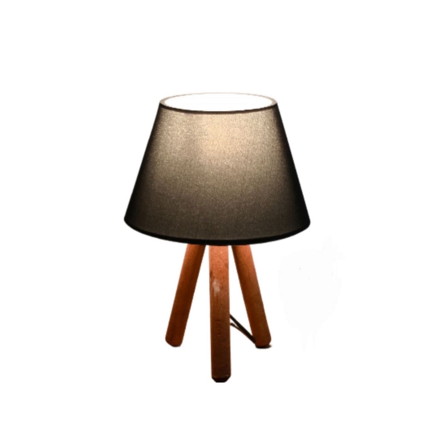 Tischlampe AYD 1xE27/40W/230V braun/antrazit