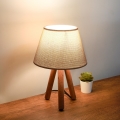 Tischlampe AYD 1xE27/40W/230V braun/beige