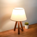 Tischlampe AYD 1xE27/40W/230V braun/creme