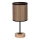 Tischlampe BENITA 1xE27/60W/230V 30 cm braun/Eiche