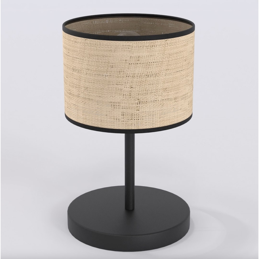 Tischlampe ECO 1xE27/15W/230V beige/Rattan