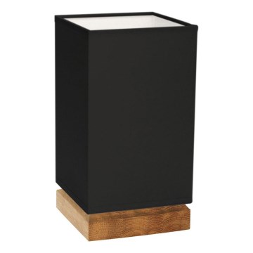 Tischlampe FIRE 1xE27/25W/230V Eiche/schwarze Eiche