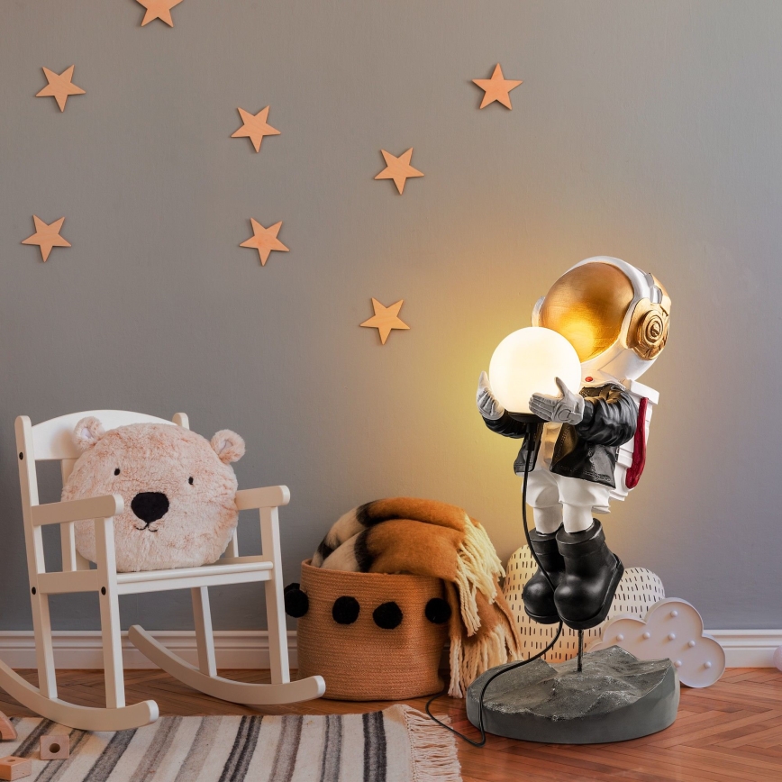 Tischlampe für Kinder ASTRONAUT 1xE14/40W/230V Kupfer