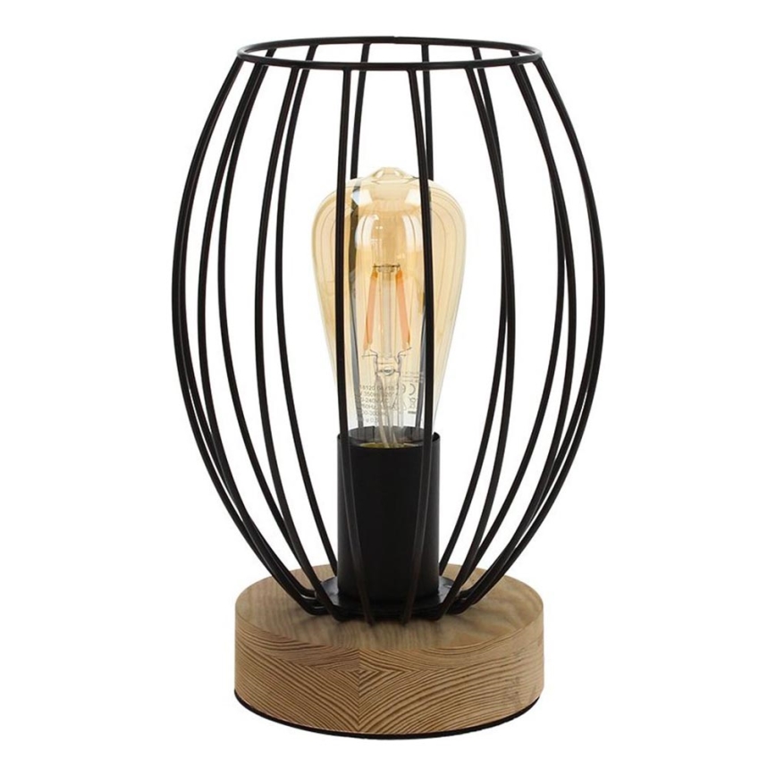 Tischlampe GUNNAR, 1xE27/25W/230V, Eiche