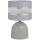 Tischlampe HELEN 1xE27/60W/230V grau/silber