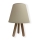 Tischlampe HOLZ 1xE27/60W/230V beige