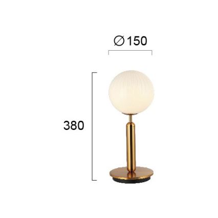 Tischlampe JOLIN 1xG9/5W/230V goldfarben
