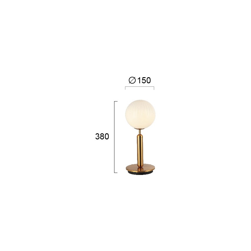Tischlampe JOLIN 1xG9/5W/230V goldfarben