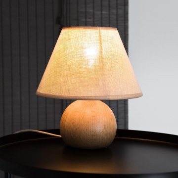 Tischlampe JUTA 1xE27/60W/230V - FSC-zertifiziert